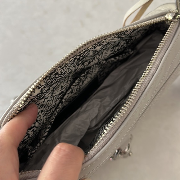 NWT Rebecca Minkoff Quilted Mini MAC Crossbody Bag Ash Grey - Picture 8 of 12